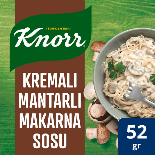 V1 KNORR Pasta/Makarna Sauce Creamy Mushroom / Mantarli Makarna Sos 52g 1cs/12pcs