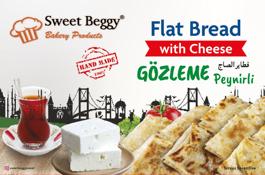 SB03 Sweet Beggy Flat Bread - Gozleme With Cheese 320g1cs/12pcs