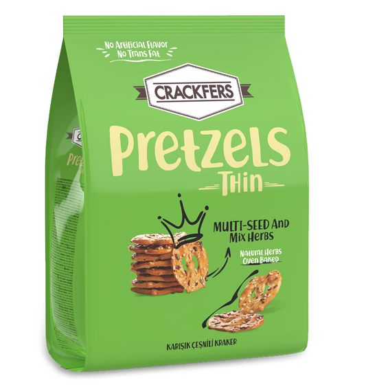 BIFA CRACKFERS PRETZEL WITH MIX FLAVORED 150GR X 12PCS - BIF20