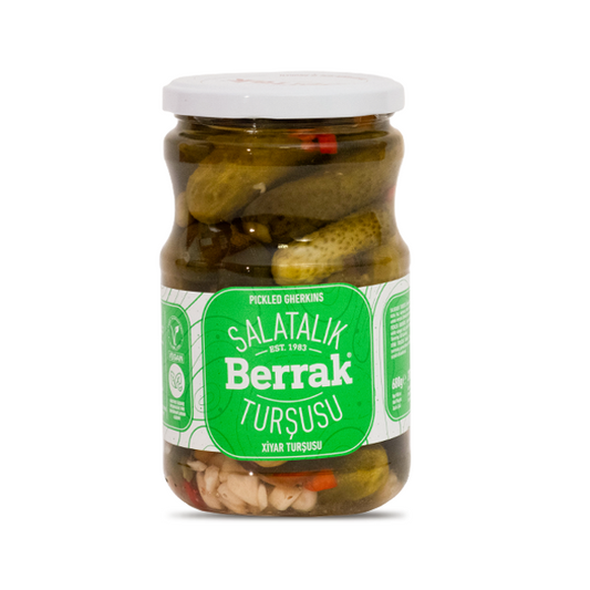 BERRAK Cornichons/Gherkins/Salatalik No2 Tursusu 720ml 1cs/12pcs