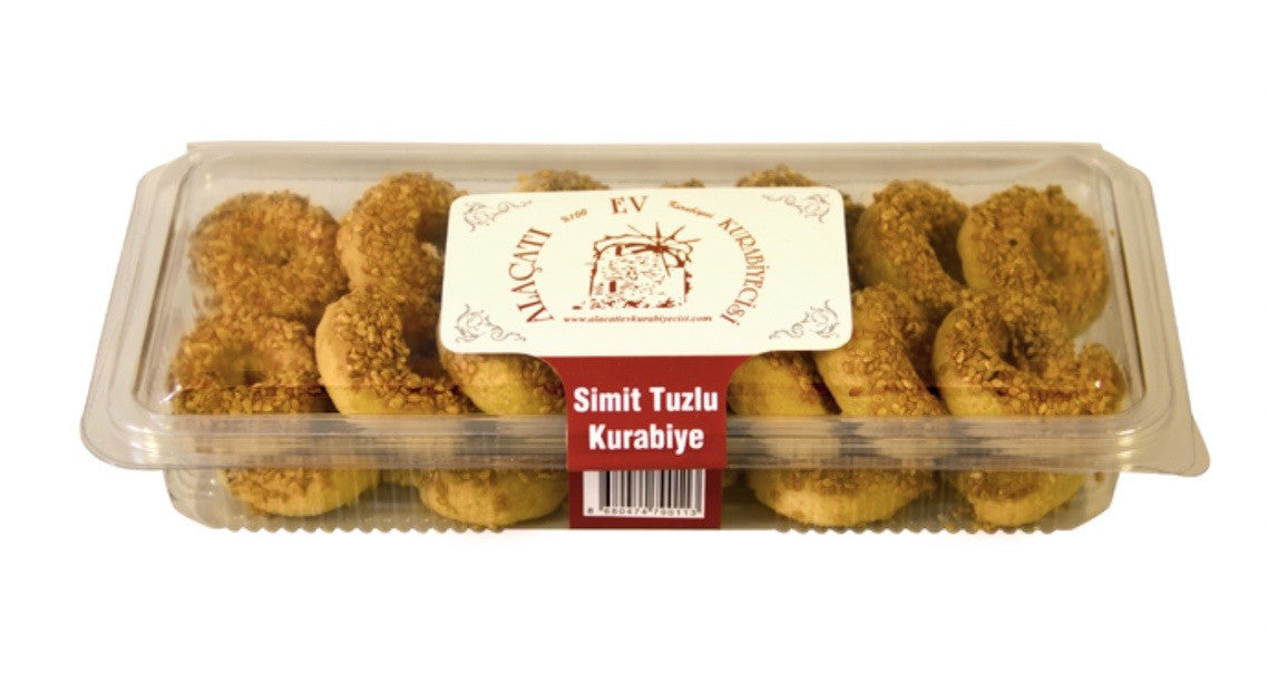 ALACATI KURABIYECISI BAGEL SALTY COOKIES 250 GR X 20/CS - ACK250