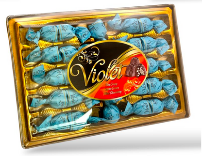 Violet Gift Chocolate Tray 11.64 Oz. (330g) x 12 Pcs. - VLT-002