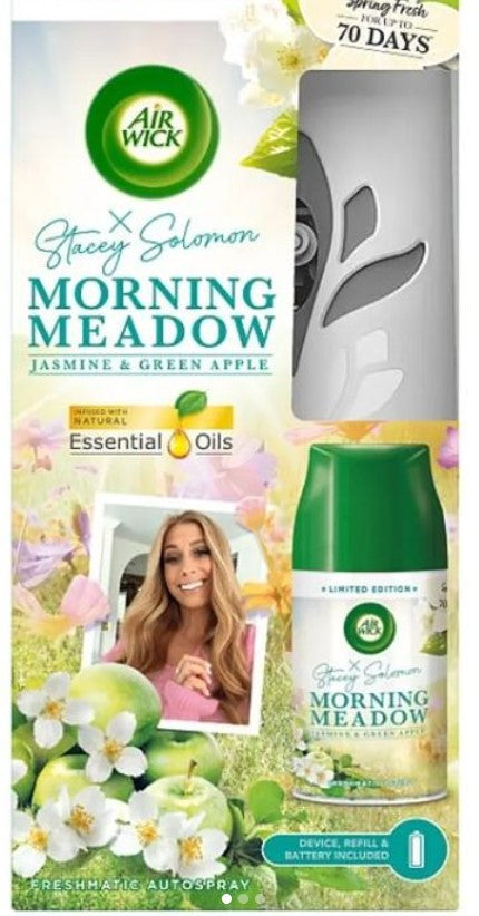 Air Wick / Freshmatic Machine + Refill / Meadow Jasmine & Green Apple /4/1/ct - AW23