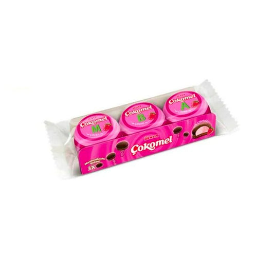 ULKER Cokomel Stawberry 3 pack 1cs/30pcs