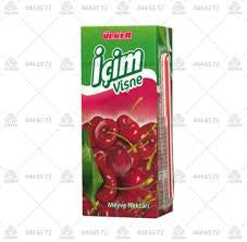 ULKER ICIM Sour Cherry Fruit Juice 200ml.KARISIK Tetra Pak 1cs/27pcs