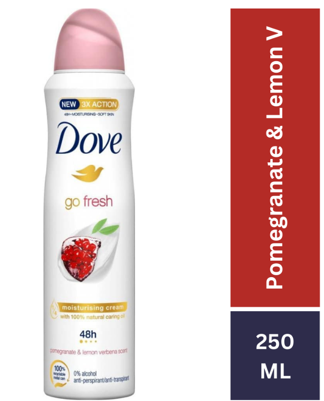 Dove Body Spray Pomegranate & Lemon 8.45 fl oz x 12 pcs