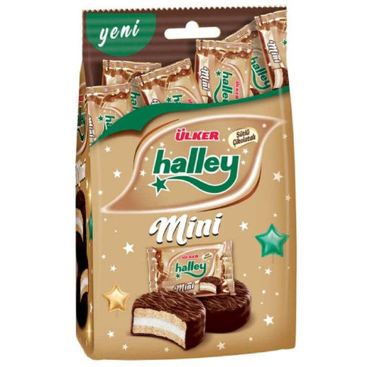 ULKER A1 Halley Mini Bags Chocolate Covered Biscuit 103g 1cs/8pcs