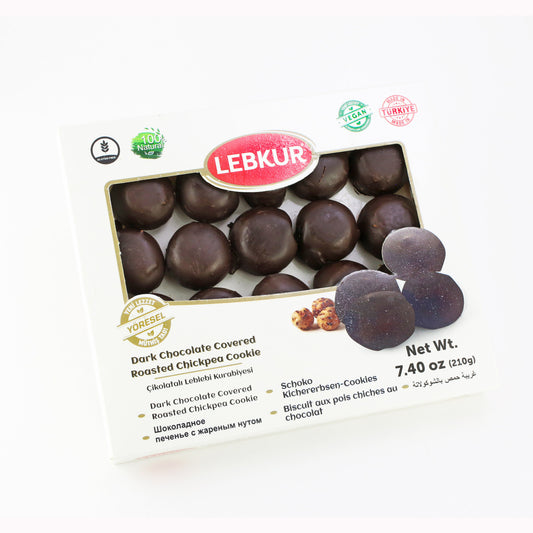 LEBKUR Chocolate Chickpea Cookies / Leblebi 210g 1/20pcs