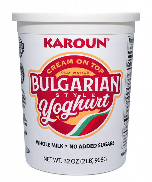 Y KAROUN Bulgarian Style Cream On Top Yogurt 2lb 1/6pcs