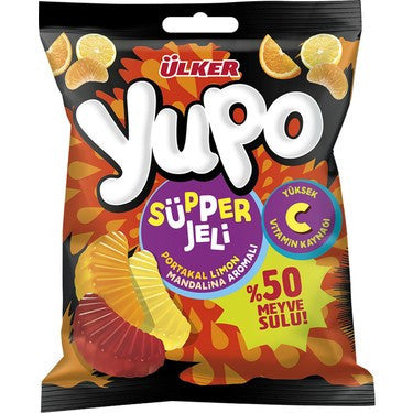 ULKER Yupo Super C Vitamin Jelly 64g 1cs/24pcs