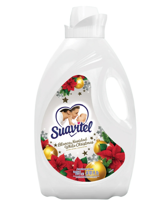 Suavitel Liquid Fabric Softener and Conditioner - Blanca - 101 fl oz X 4PCS - SUV02
