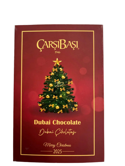 Dubai Chocolate Bar, Christmas, Pistachios - Kataifi, 6.88oz (195g) - CB1006