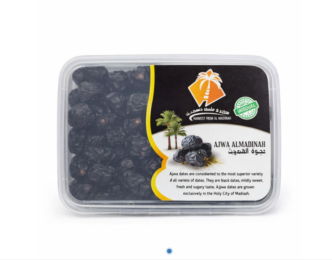 Ajwa Almadinah Dates (KSA-Hurma) 2.2 lb (1kg) x 12 pcs