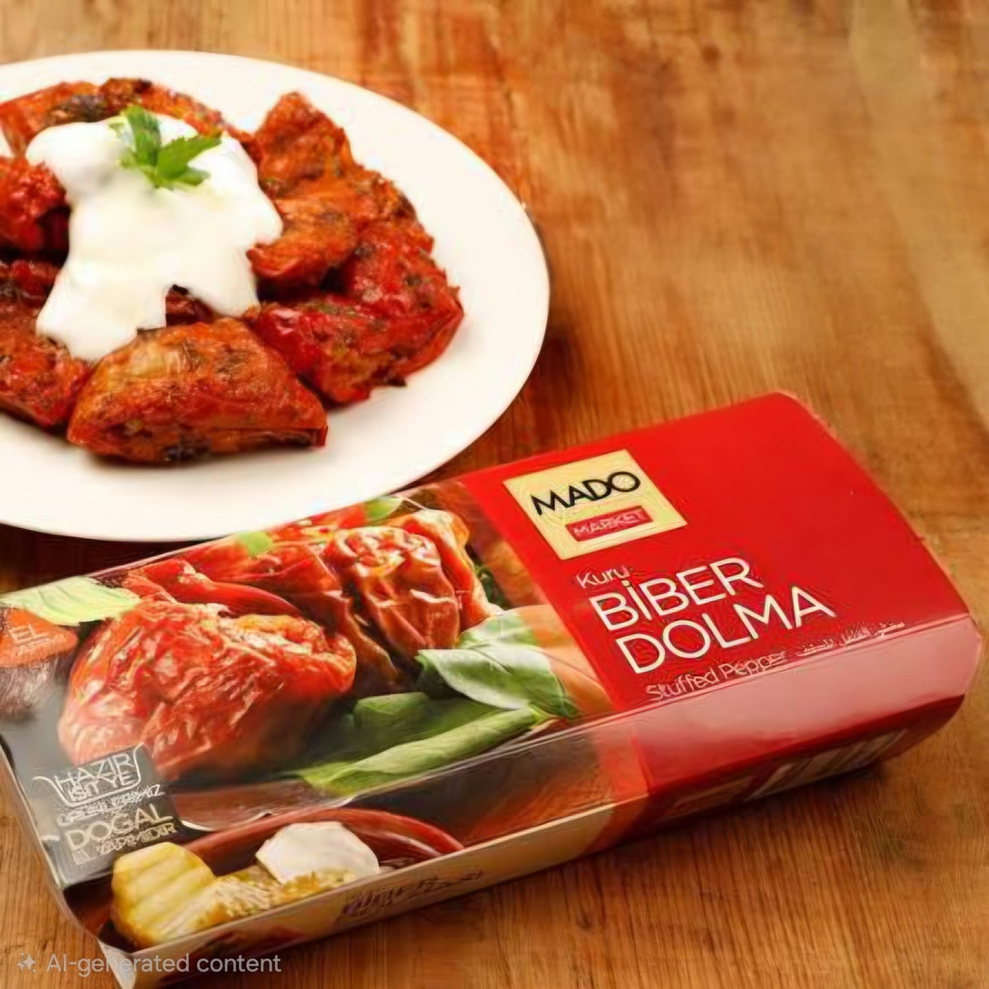 Mado Vegan Stuffed Peppers ( Biber Dolmasi) X 9