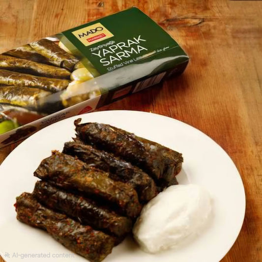 Mado Vegan Stuffed Grape Leaves (Yaprak Sarma) X 9