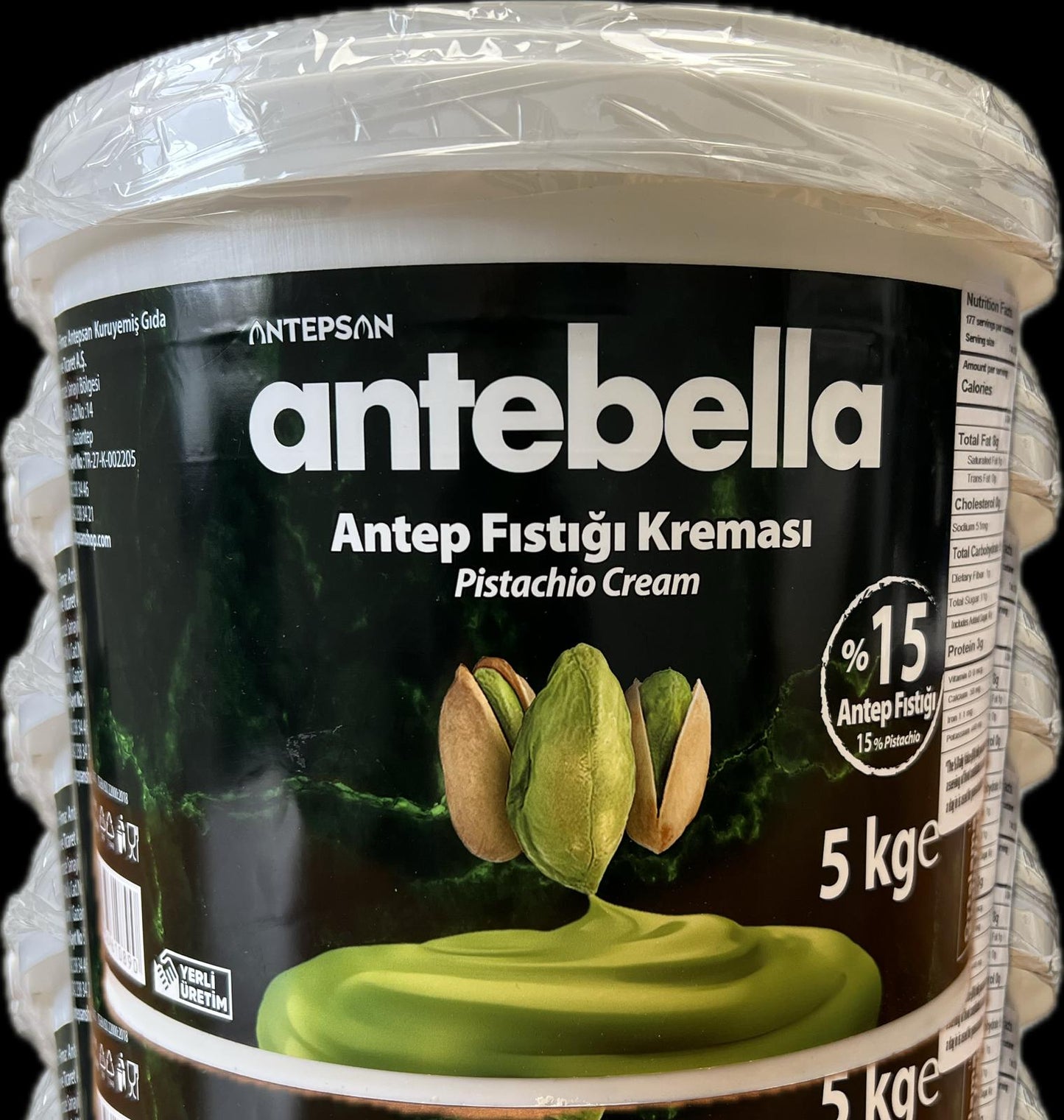 ANTEBELLA SPREADABLE PISTACHIO SPREAD 15% 5kg x 1/CS - APS225