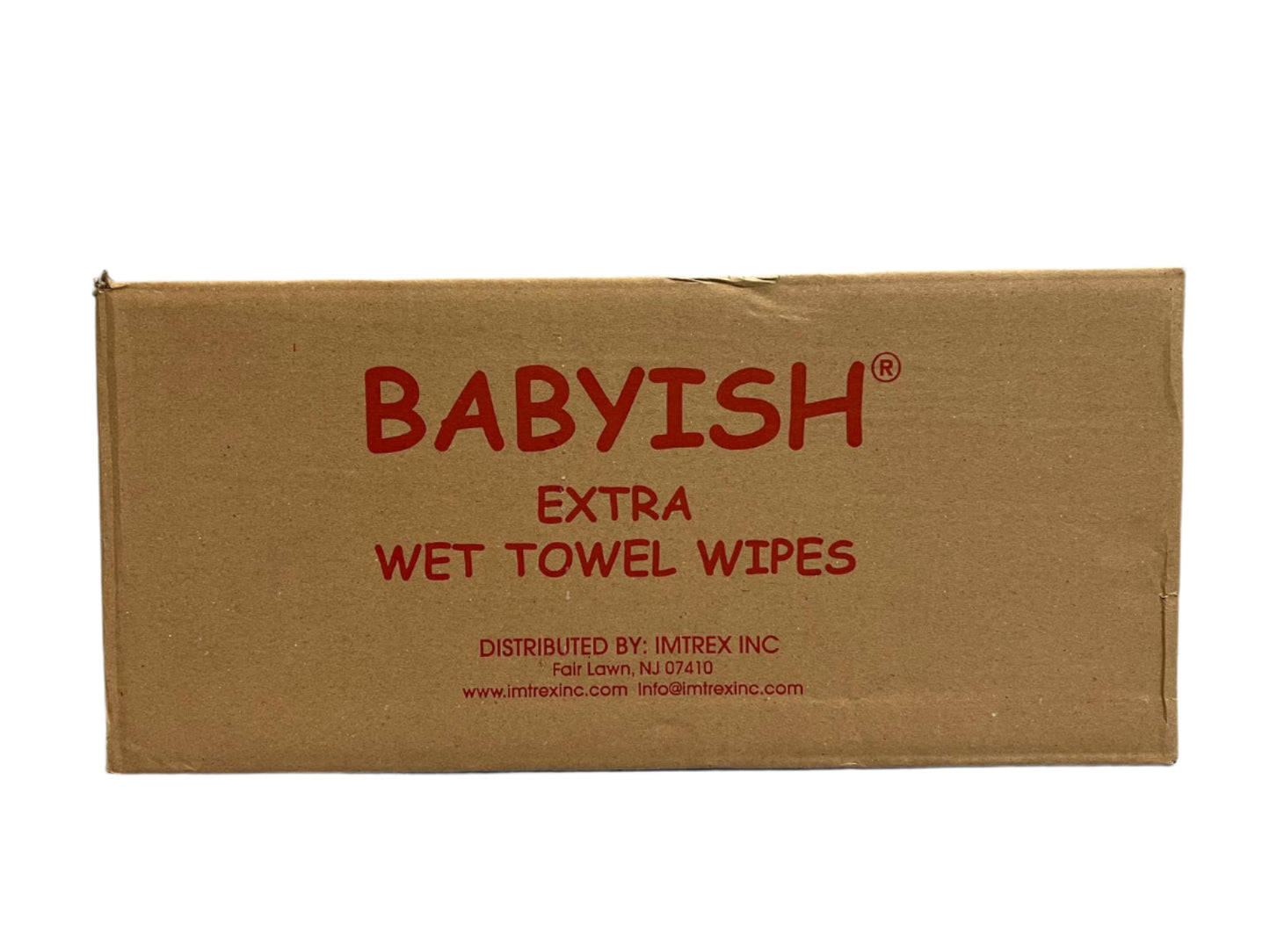 BABYISH WET TOWEL WIPES | 80CT 24/CS | PURPLE - CC02