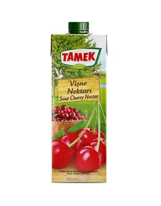 TAMEK Sour Cherry Drink 1 Lt Tetra 1cs/12pcs
