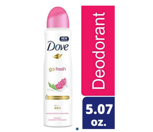 Dove Body Spray Pomegrante&Lemon 5.07 fl oz (150 ml) x 12 pcs