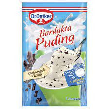 O2 DR.OETKER Puding Chocolate Chip Vanilin Cup / Cikolata Parcacikli Vanilyali 34g 1cs/12pcs
