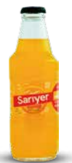 SARIYER ORANGE FLAVORED CARBONATED DRINK 6.76 FL OZ (200ML) X 24PCS_GLASS BOTTLE - SAR02