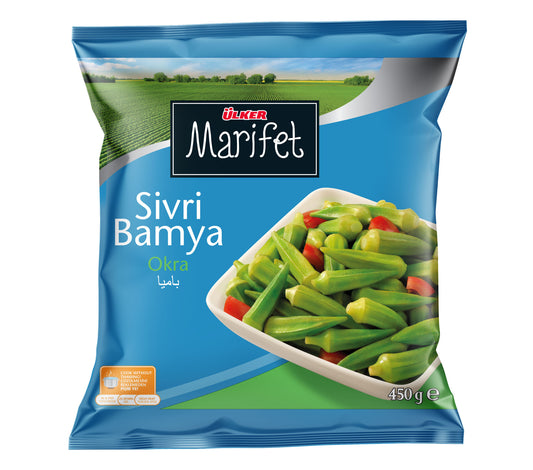 U01 ULKER MARIFET Veg Turkish Okra / Bamya 450g 1cs/16pcs