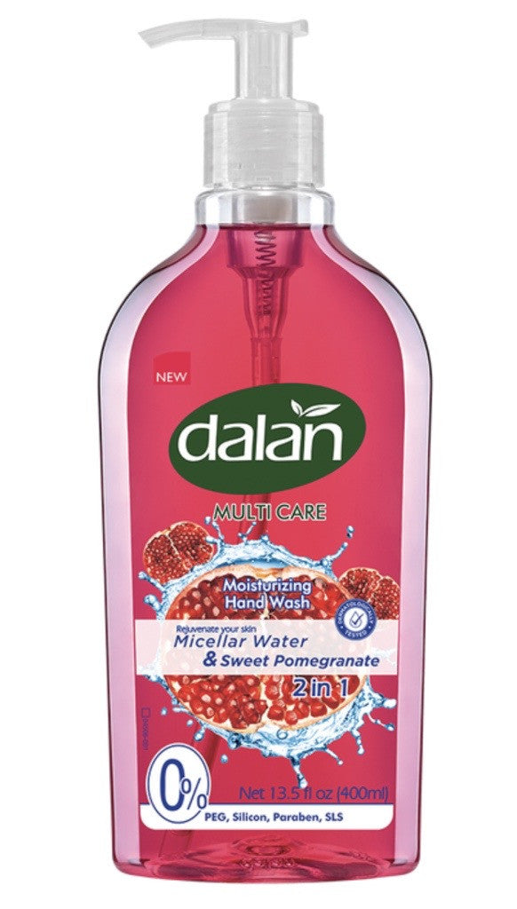 DALAN MULTI-CARE | LIQUID HAND SOAP | 13.5 FL OZ x 24 || SWEET POMEGRANATE | - DLM04