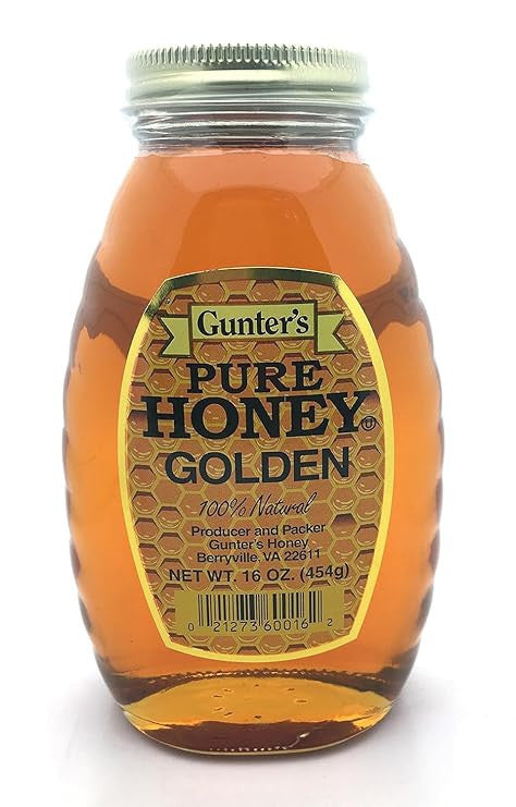 01 Gunter's Pure Honey Golden 1Lb - 16Oz 1Cs/12Pcs