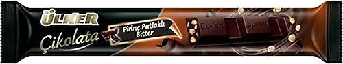 Ulker Baton Puffed Rice Bitter Chocolate 14G 6Mcs/1Cs/24Pcs