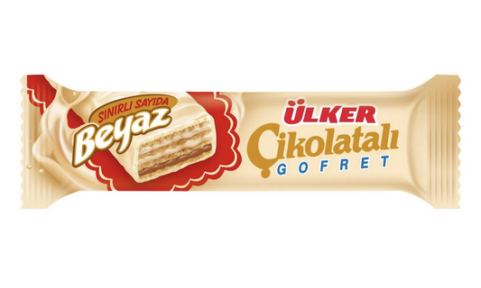 W1 ULKER A3 Chocolate Wafer White 35g  1cs/24pcs