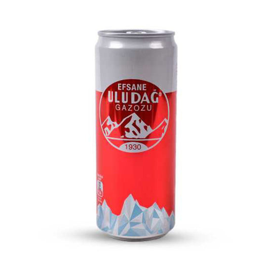 ULUDAG Can Gazoz Plain Soda 330ml 1cs/12pcs