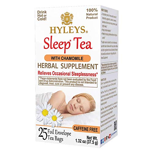 K - HYLEYS SLEEP TEA CHAMOMILE 1.32oz X 25pc X 12/CS - HY41