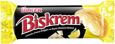 ULKER A1 Biskrem White Chocolate Biscuit 94.5g  1cs/18pcs