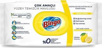 S01 BINGO Wet Towel Lemon Wipes / Limon 96CT 1cs/12pcs