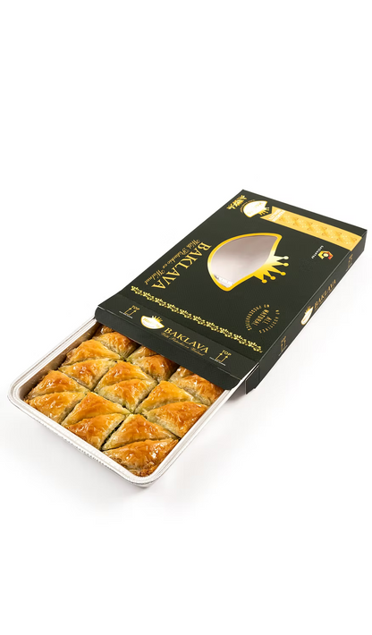 Hamido Sugar-Free (Stevia) Pistachio Baklava Tray 32 pieces