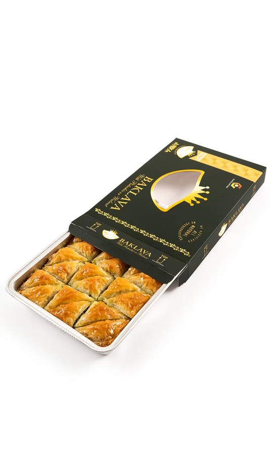 Hamido Sugar-Free (Stevia) Pistachio Baklava Tray 32 pieces
