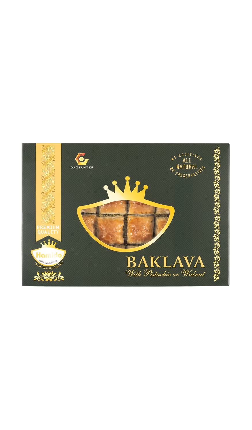 Hamido Walnut Baklava Tray 35 Slices X Pcs