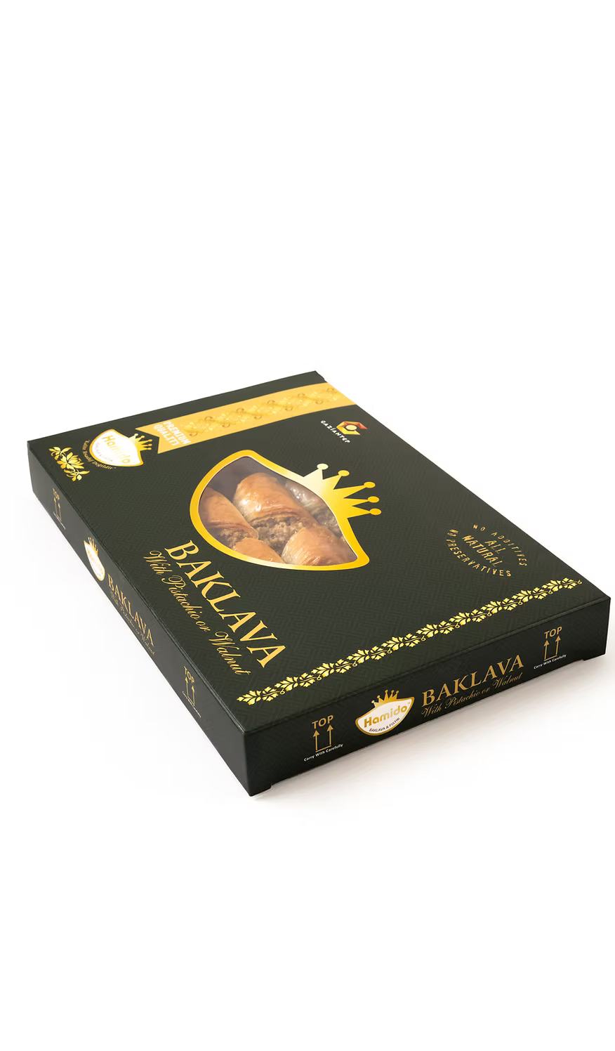 Hamido Pistachio Sobiyet Baklava 21 Slices X 6 pcs