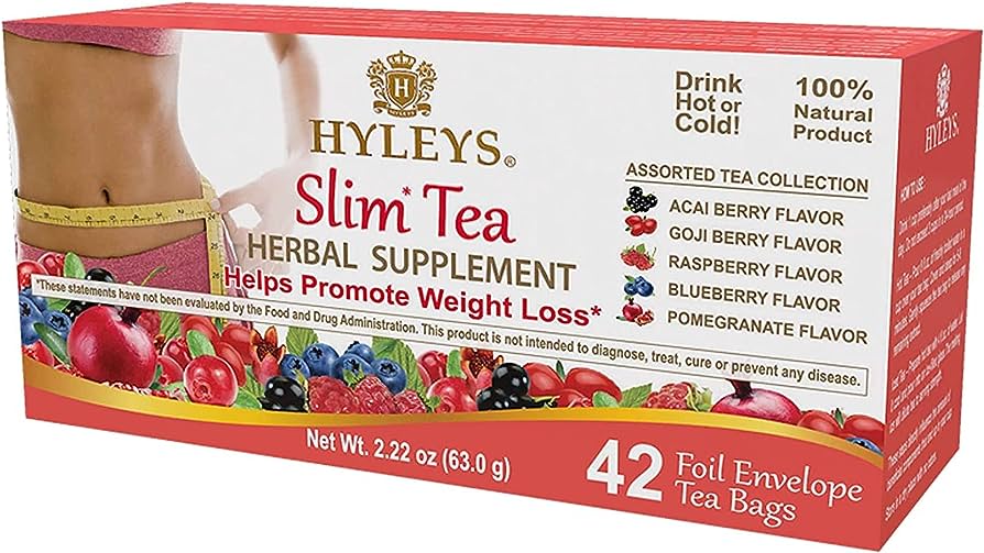 K - HYLEYS SLIM TEA COLLECTION | 42 TEA BAGS | 2.22oz X 42 | 12/CS - HY53