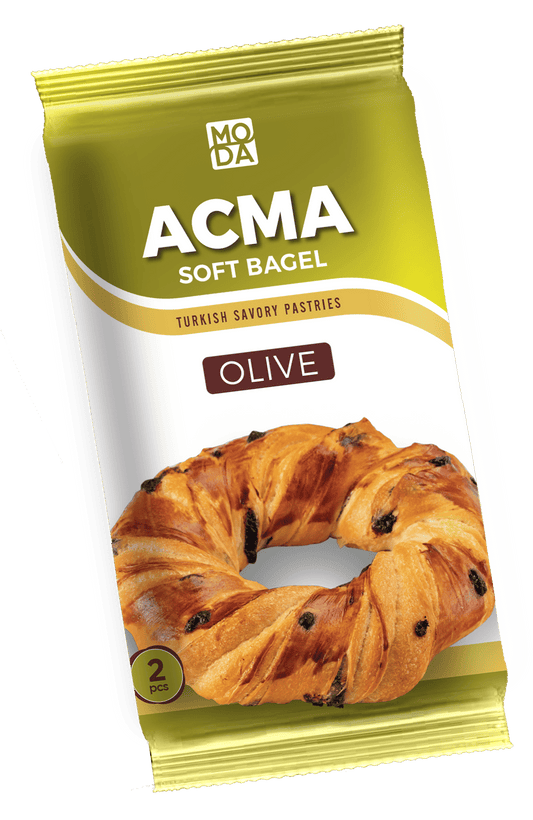 Moda Acma, Soft Bagel, Olive, 4oz (112g) x 2pcs x 15pack - 102608