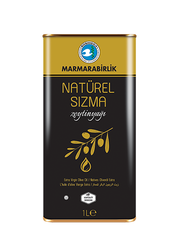 MZ1 MARMARABIRLIK Sizma Olive Oil Can 1 Lt 1cs/8pcs