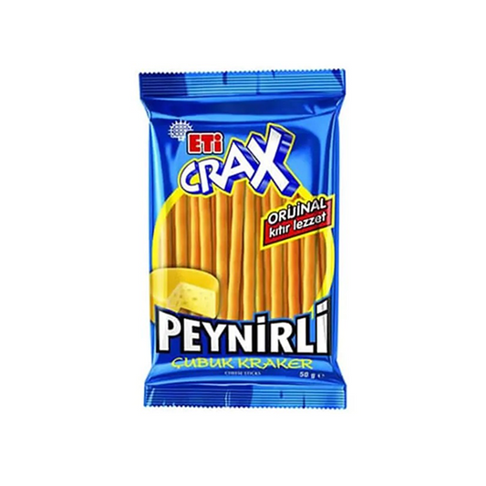 ETI Crax Cheese Stick Crackers 50gr 1.76 OZ 1cs/20pcs