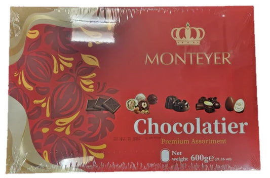 Monteyer Premium Assorted Chocolate Red 600G x 6 Pcs - TRF19