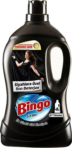 B2 BINGO Care Black Liquid Detergent 4lt 1cs/4pcs