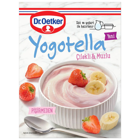 O1 DR.OETKER Yogotella Banana&Strawberry 68g 1cs/12pcs