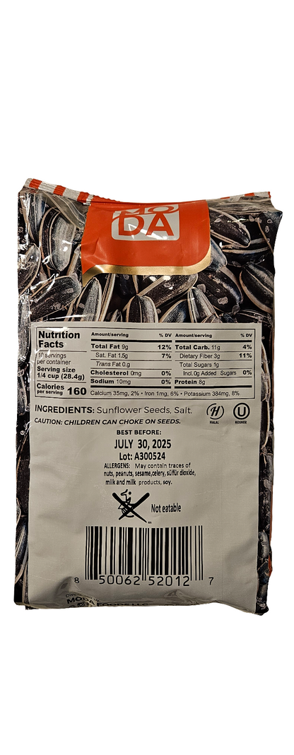 Moda Sunflower Seeds, Salted, 10oz (284g) x 16pack  - 520127
