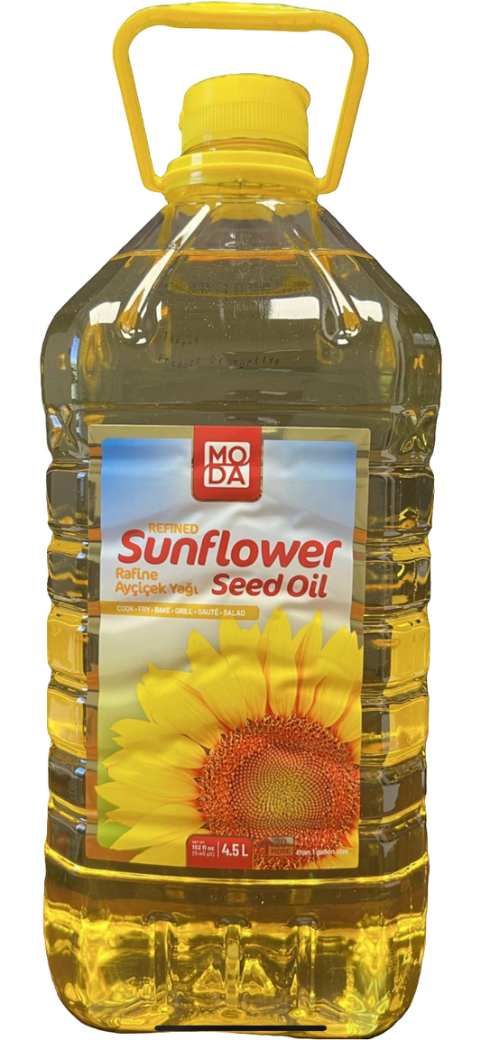 Moda Refined Sunflower Seed Oil, 1.2 gal (4.5l) x 4bottle - 102830