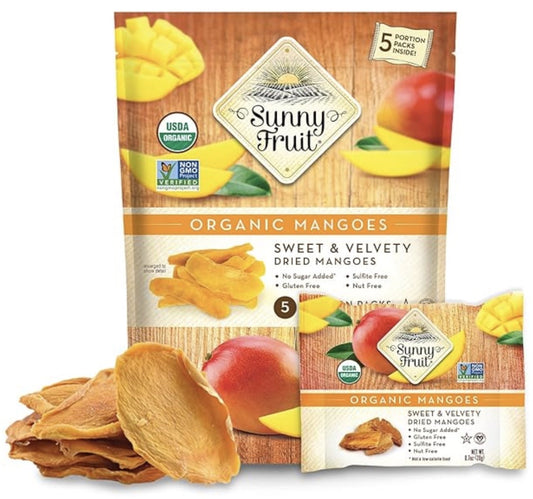 Sunny Fruit Organic Mango 5 Pack 18 x (1.06 x 5) - SF010