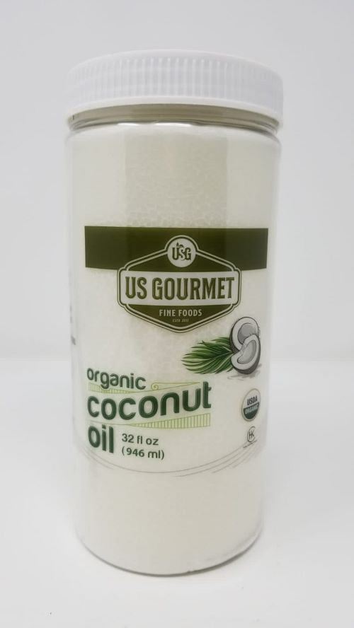 K - US GOURMET ORGANIC COCONUT OIL || 6 x 32 OZ (946ML) - USGC32