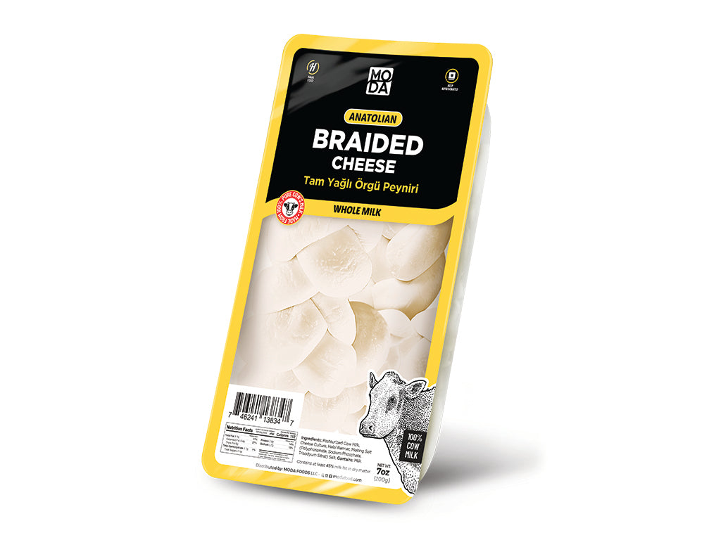 Moda Braided Cheese (Orgu Peyniri), 7oz (200g) x 12pack - 101733